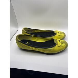 puma ballet speedcat Size 9 Yellow 354765-06 Hard To find Patent Leather Strap